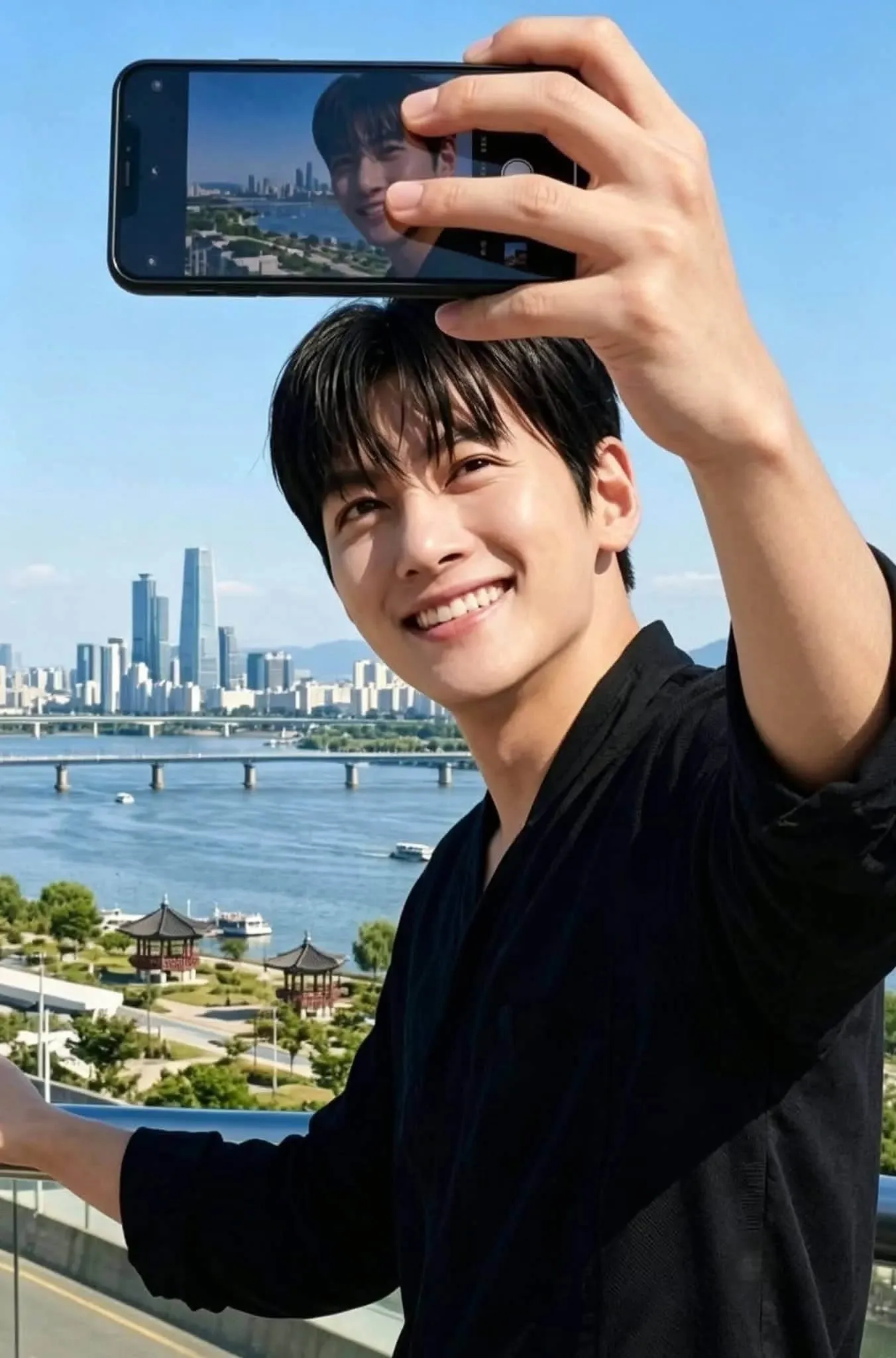 A moment captured by a fan of Ji Changwook
