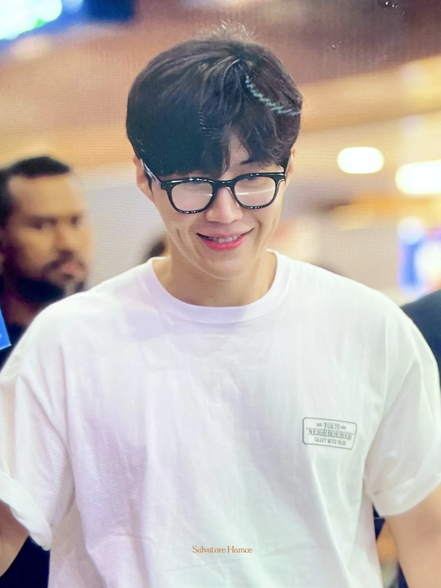 A moment captured by a fan of Kim Seonho
