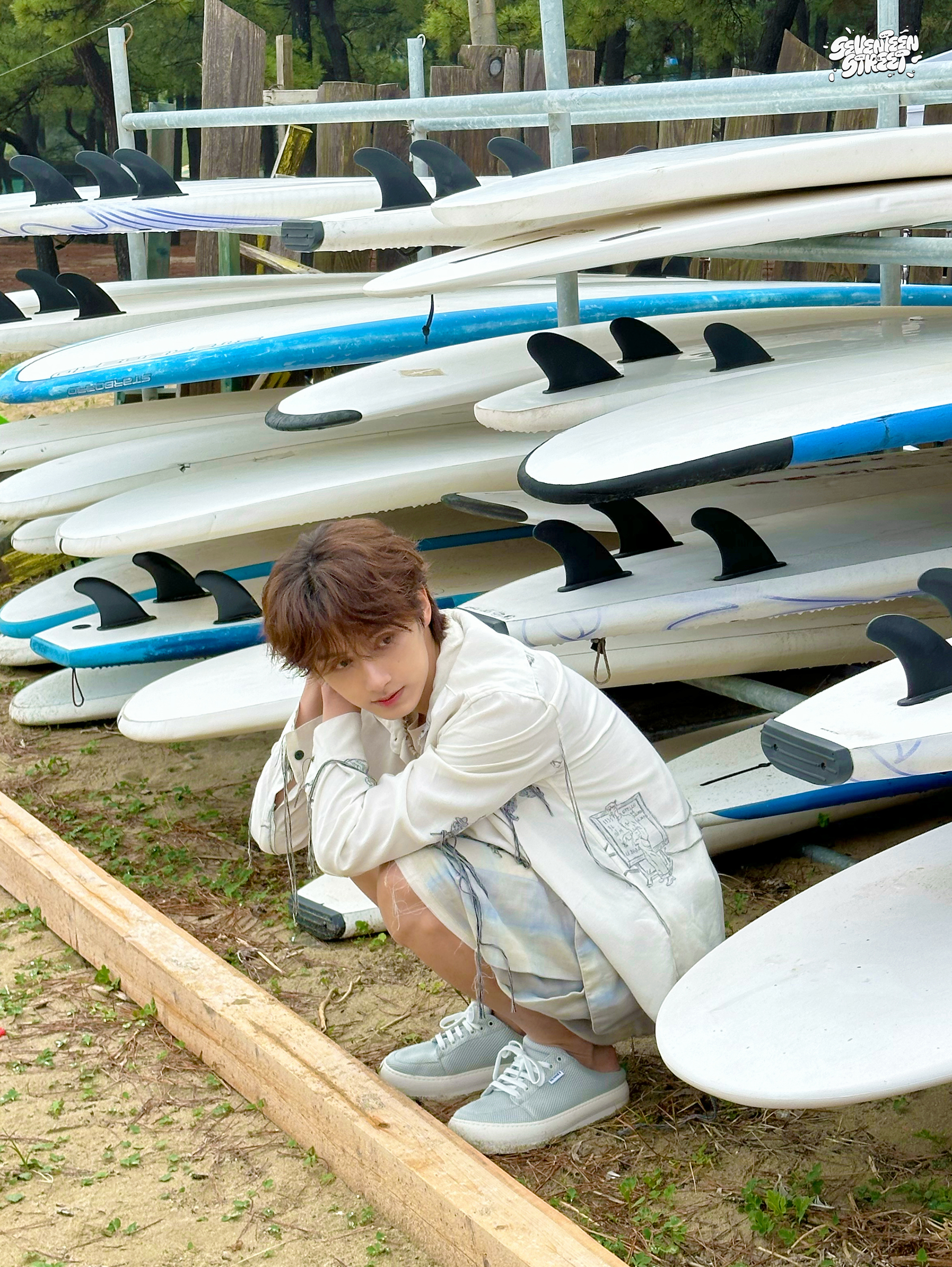 Behind-the-scenes cut of Wen Junhui