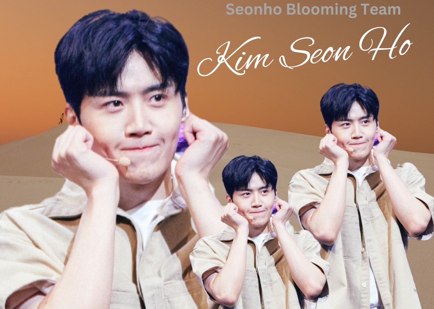 A moment captured by a fan of Kim Seonho