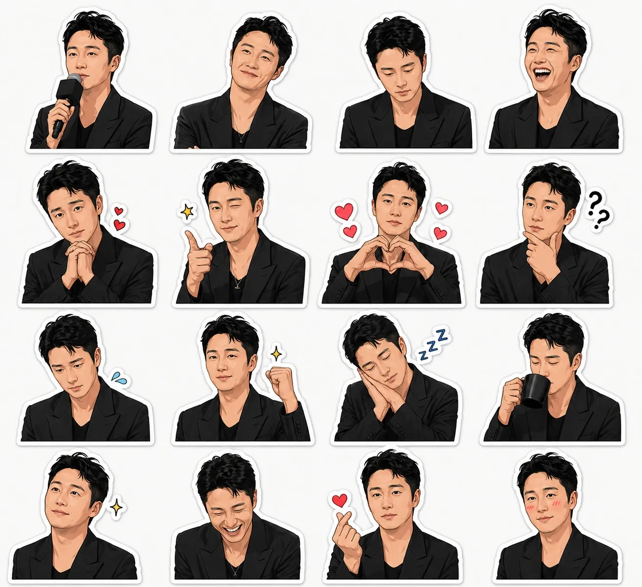 Behind-the-scenes cut of Jung Ilwoo