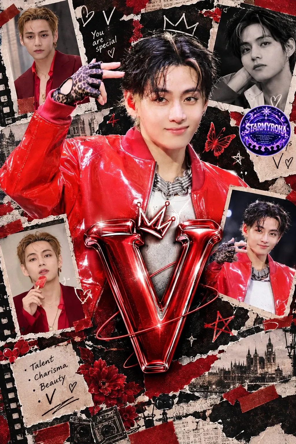 Recent activity shot of Kim Taehyung (V)