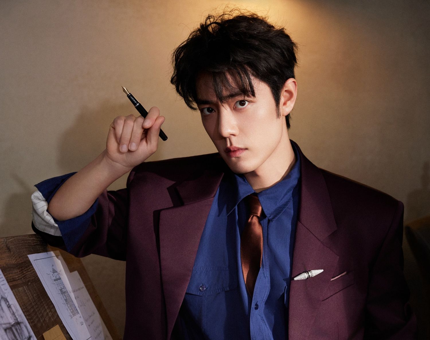 Behind-the-scenes cut of Xiao Zhan