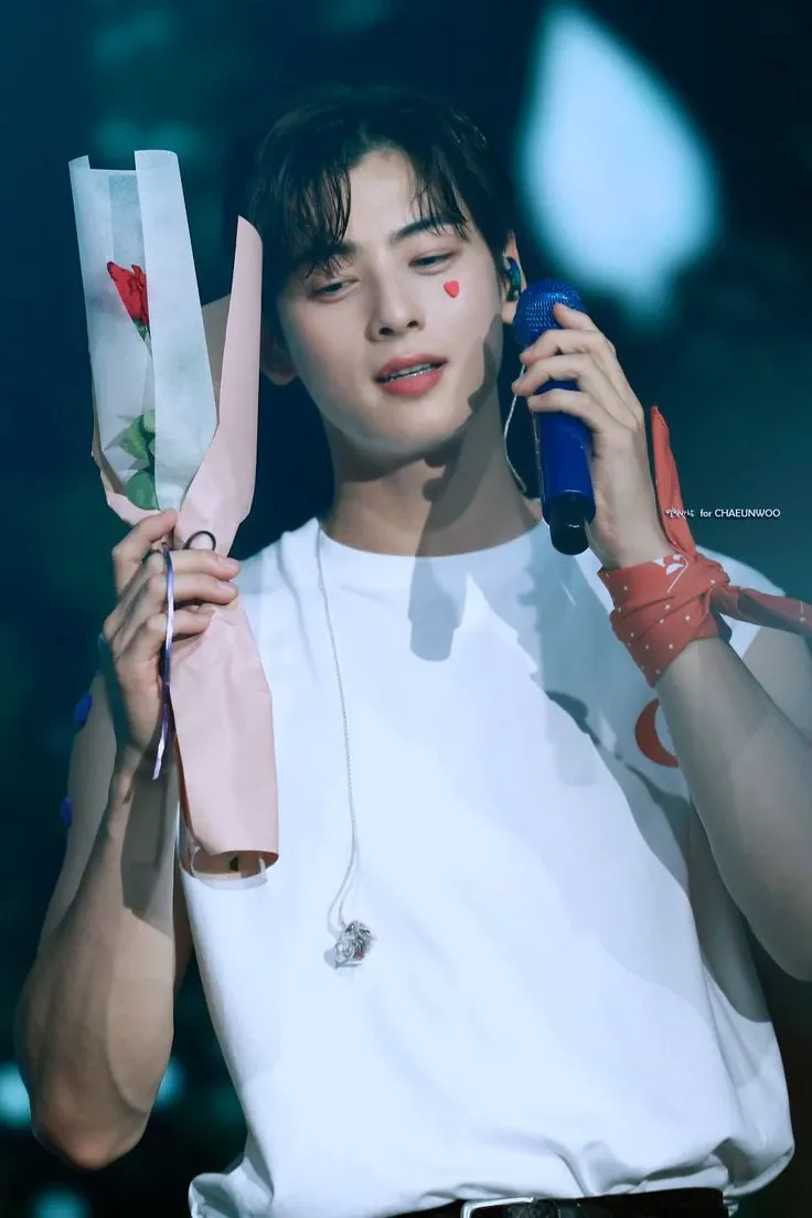 Behind-the-scenes cut of Cha Eunwoo