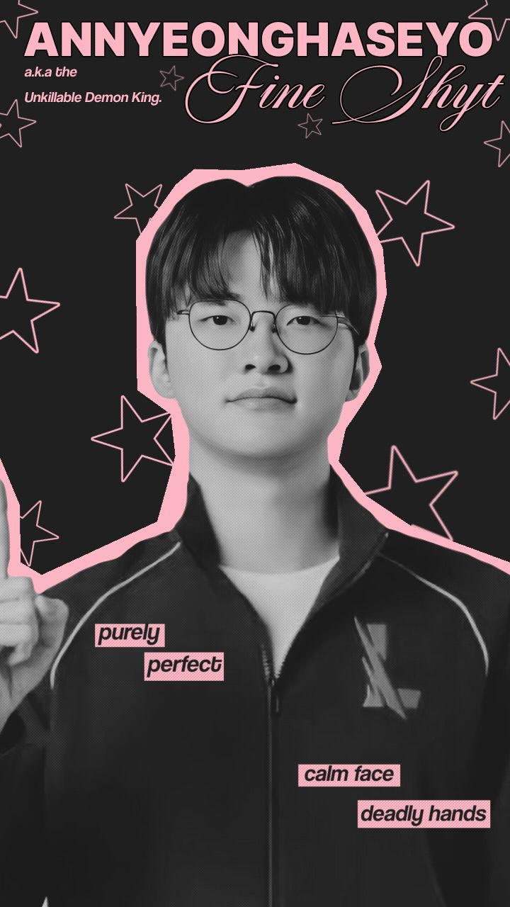 Faker粉丝亲手制作的特别壁纸