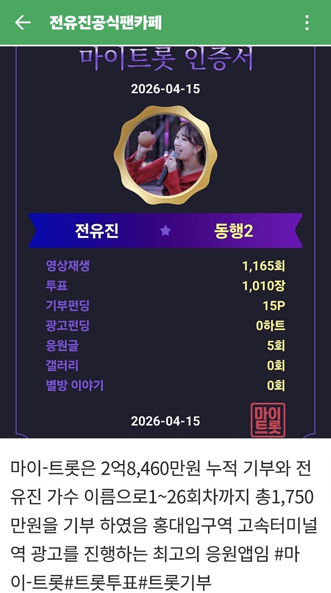 Foto kegiatan terbaru dari Jeon Yujin