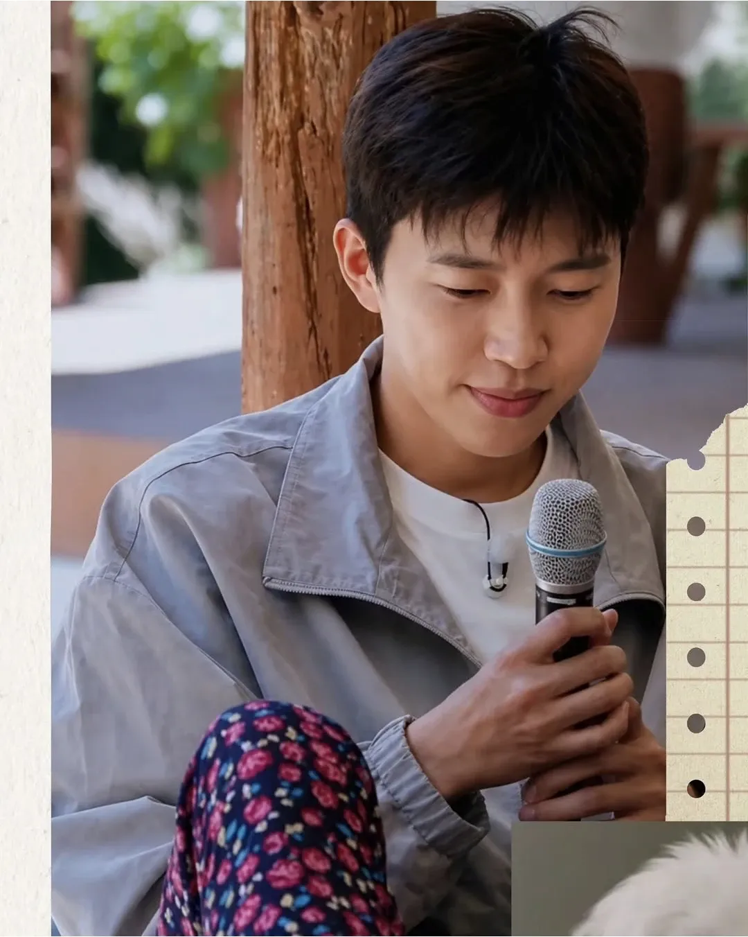Behind-the-scenes cut of Lim Youngwoong