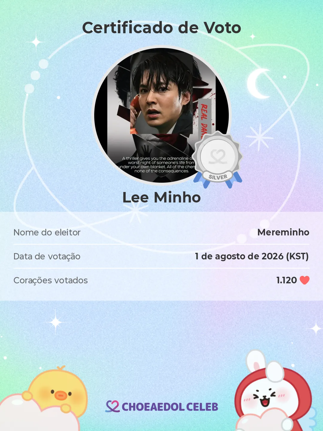Latest photo of Lee Minho