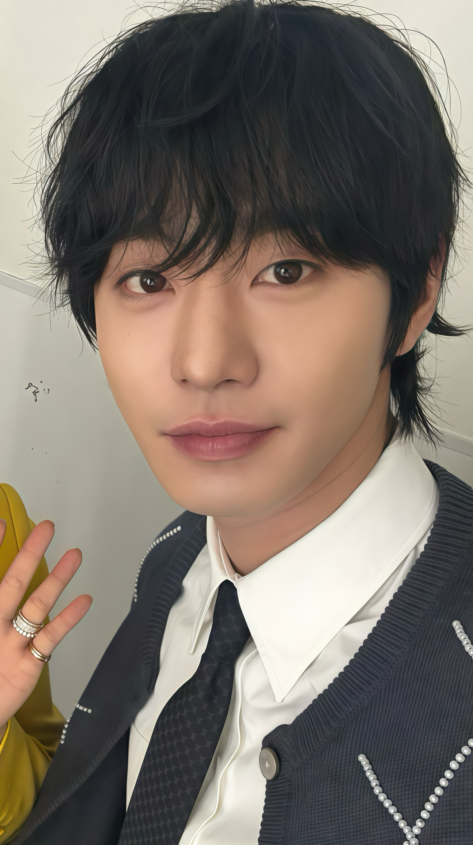 粉丝拍下的安孝燮瞬间