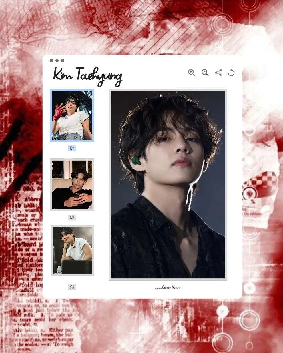 A moment captured by a fan of Kim Taehyung (V)