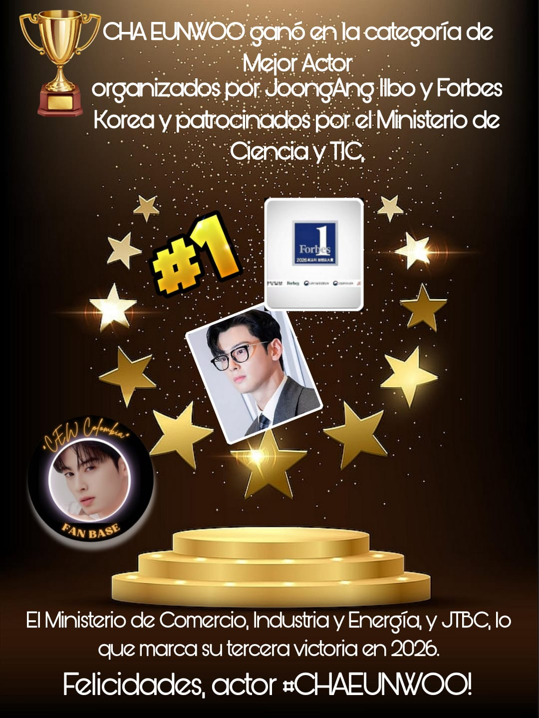 Recent activity shot of Cha Eunwoo