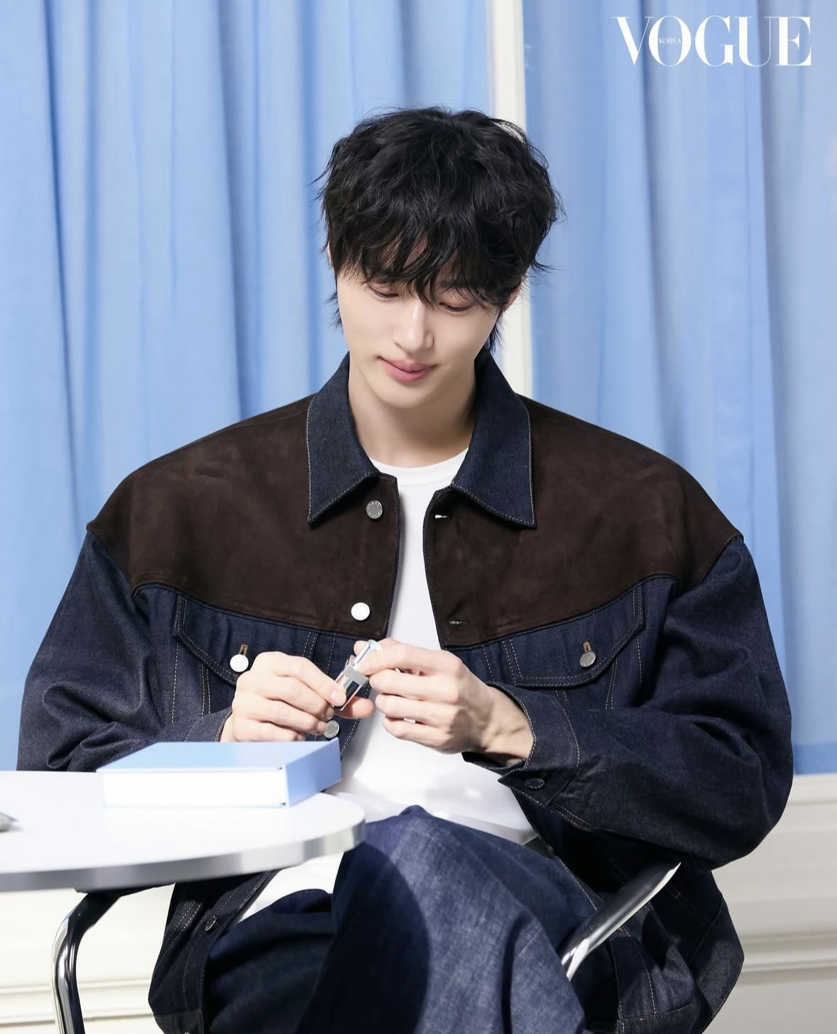 A moment captured by a fan of Byeon Wooseok