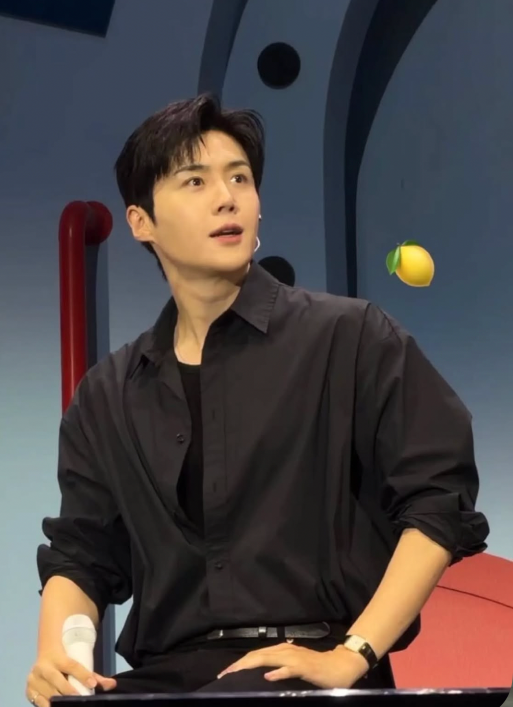 Behind-the-scenes cut of Kim Seonho