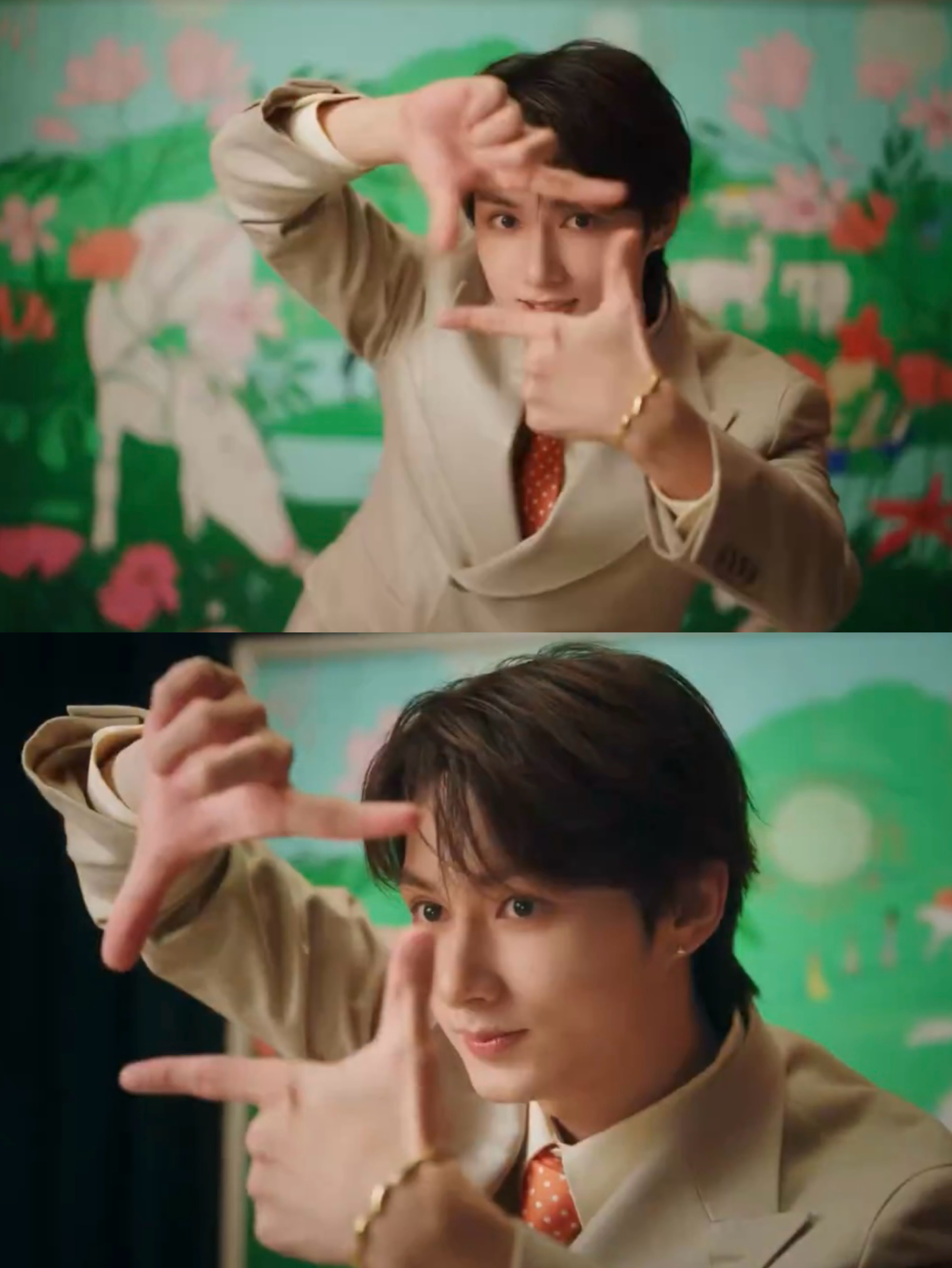 Behind-the-scenes cut of Wen Junhui