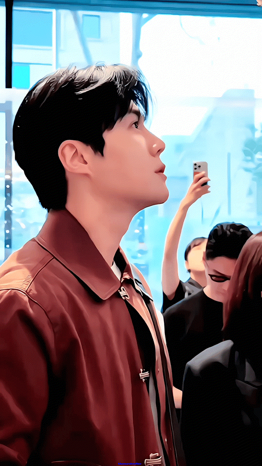 A moment captured by a fan of Kim Seonho