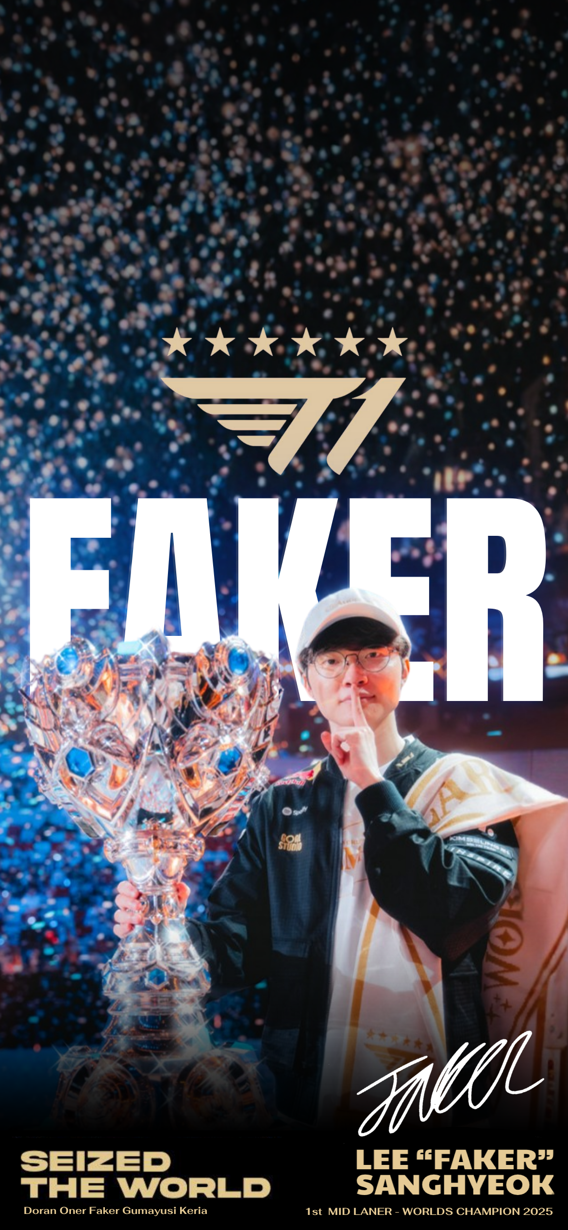 A moment captured by a fan of Faker