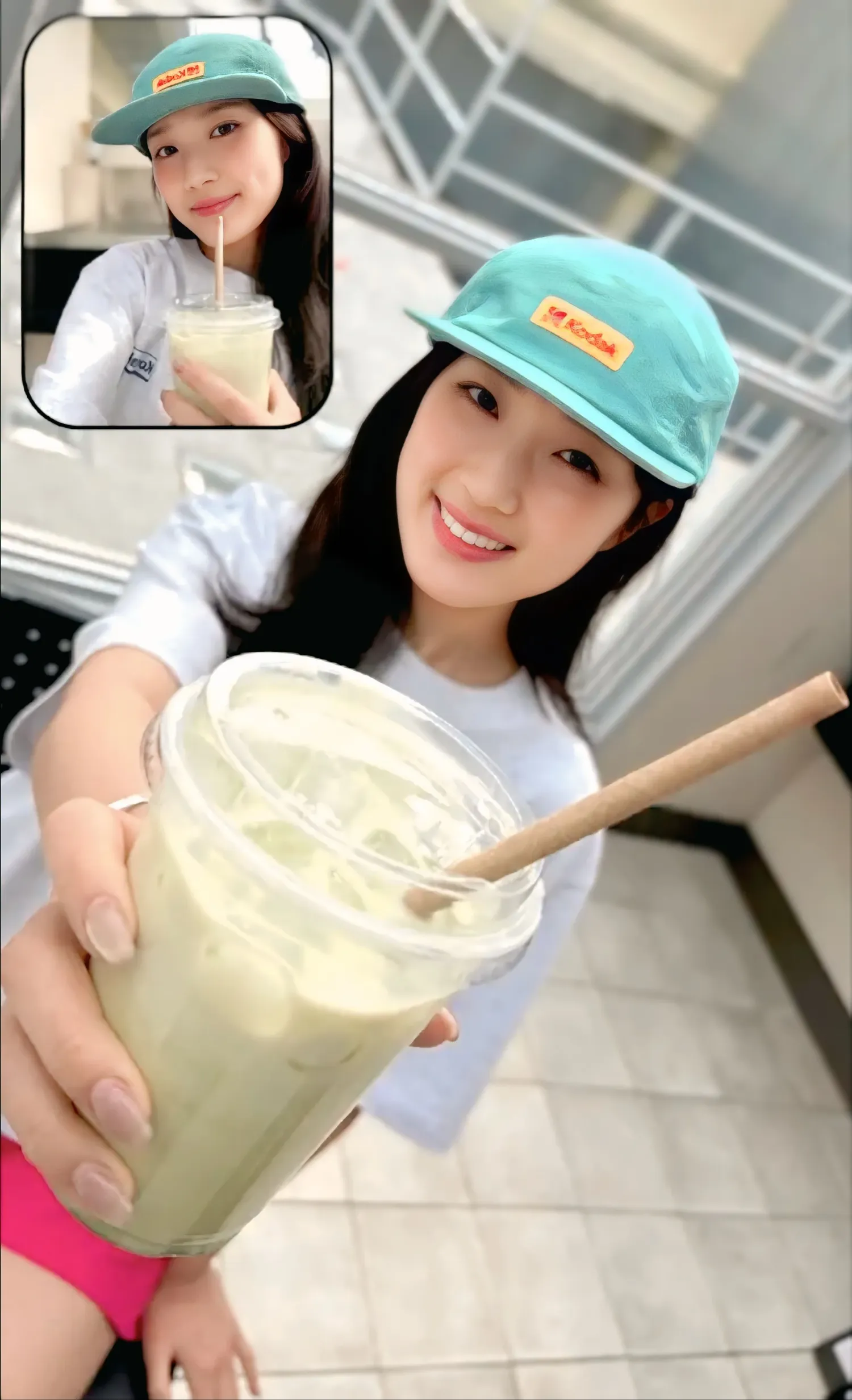 A moment captured by a fan of Kim Hyeyoon