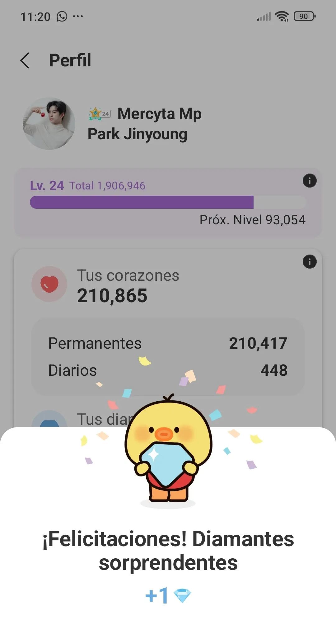 Special wallpaper made by Park Jinyoung's fans