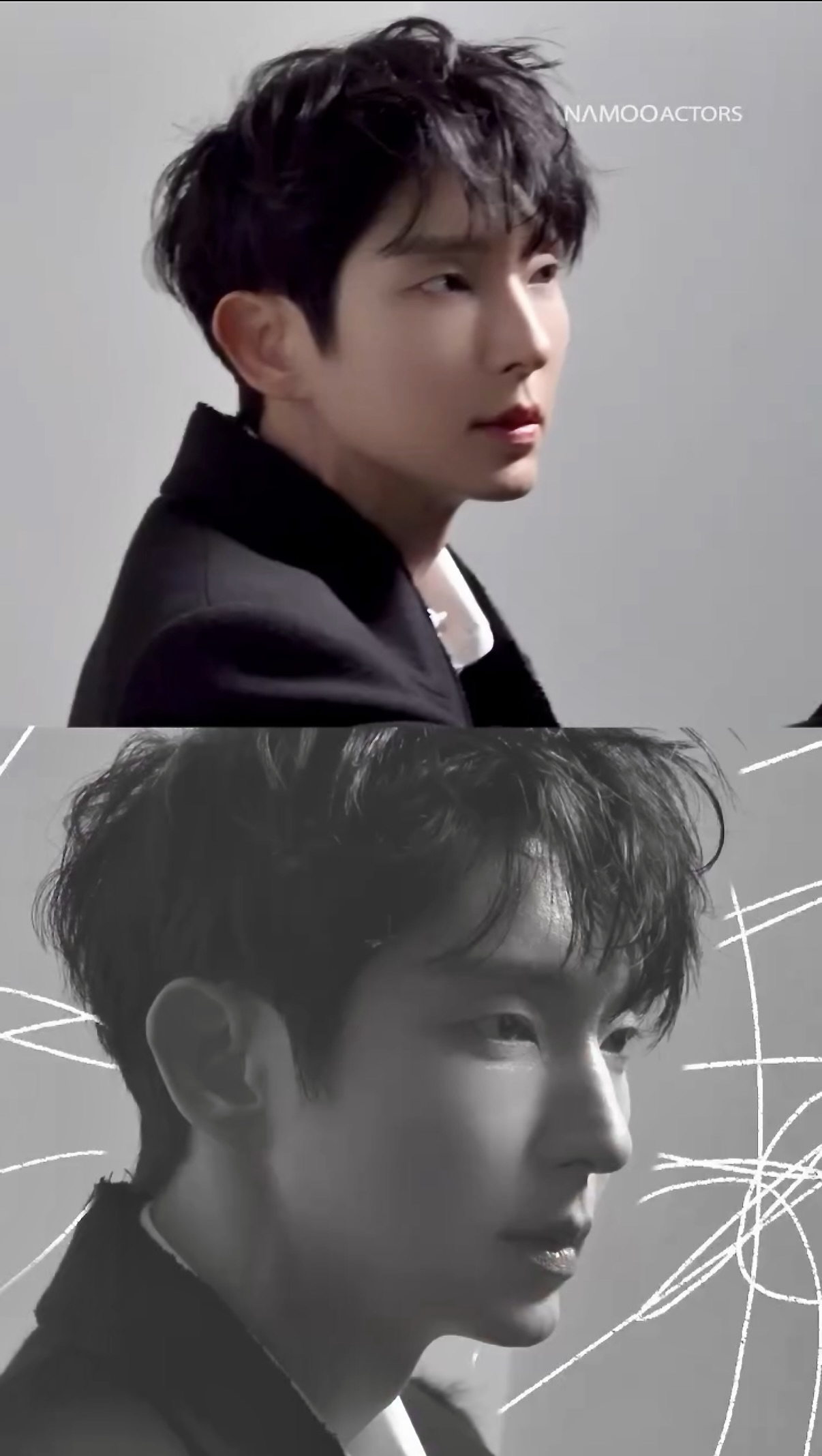Emotional wallpaper shared by fans for Lee Joongi