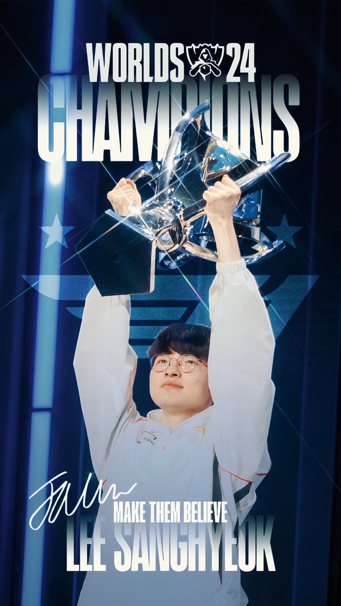 Representative background image loved by Faker fandom