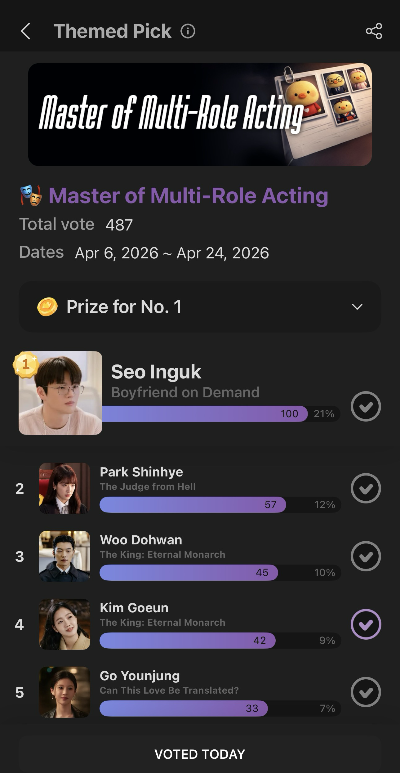 Emotional wallpaper shared by fans for Kim Goeun