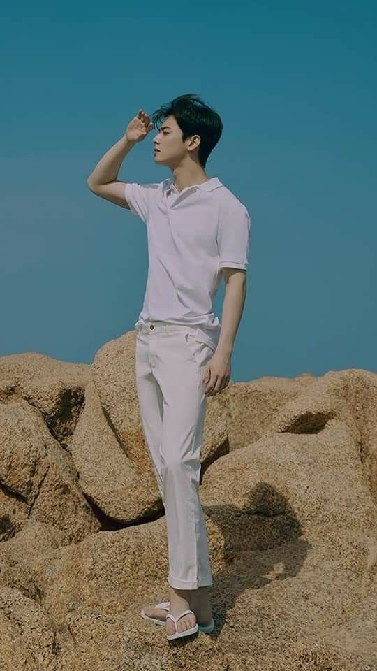 Behind-the-scenes cut of Cha Eunwoo
