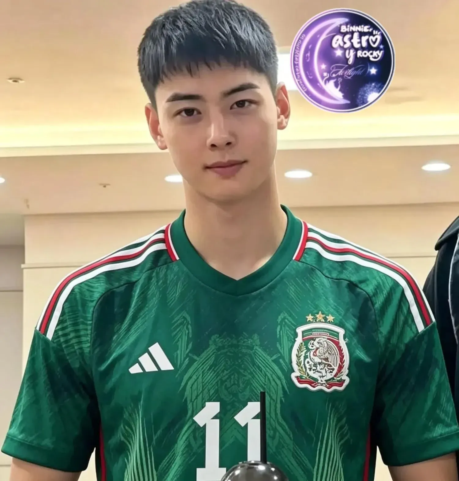 Recent activity shot of Cha Eunwoo