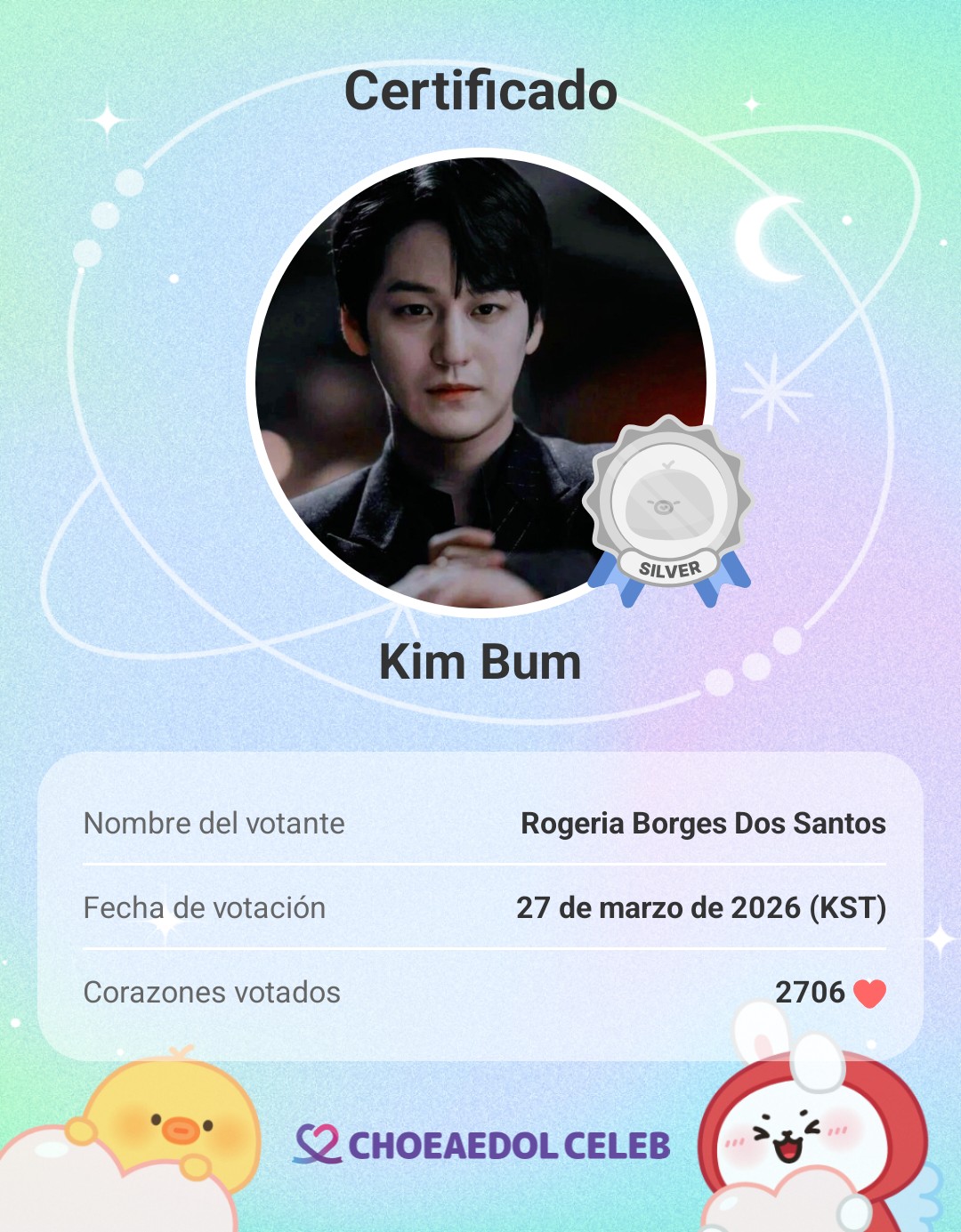 A moment captured by a fan of Kim Bum