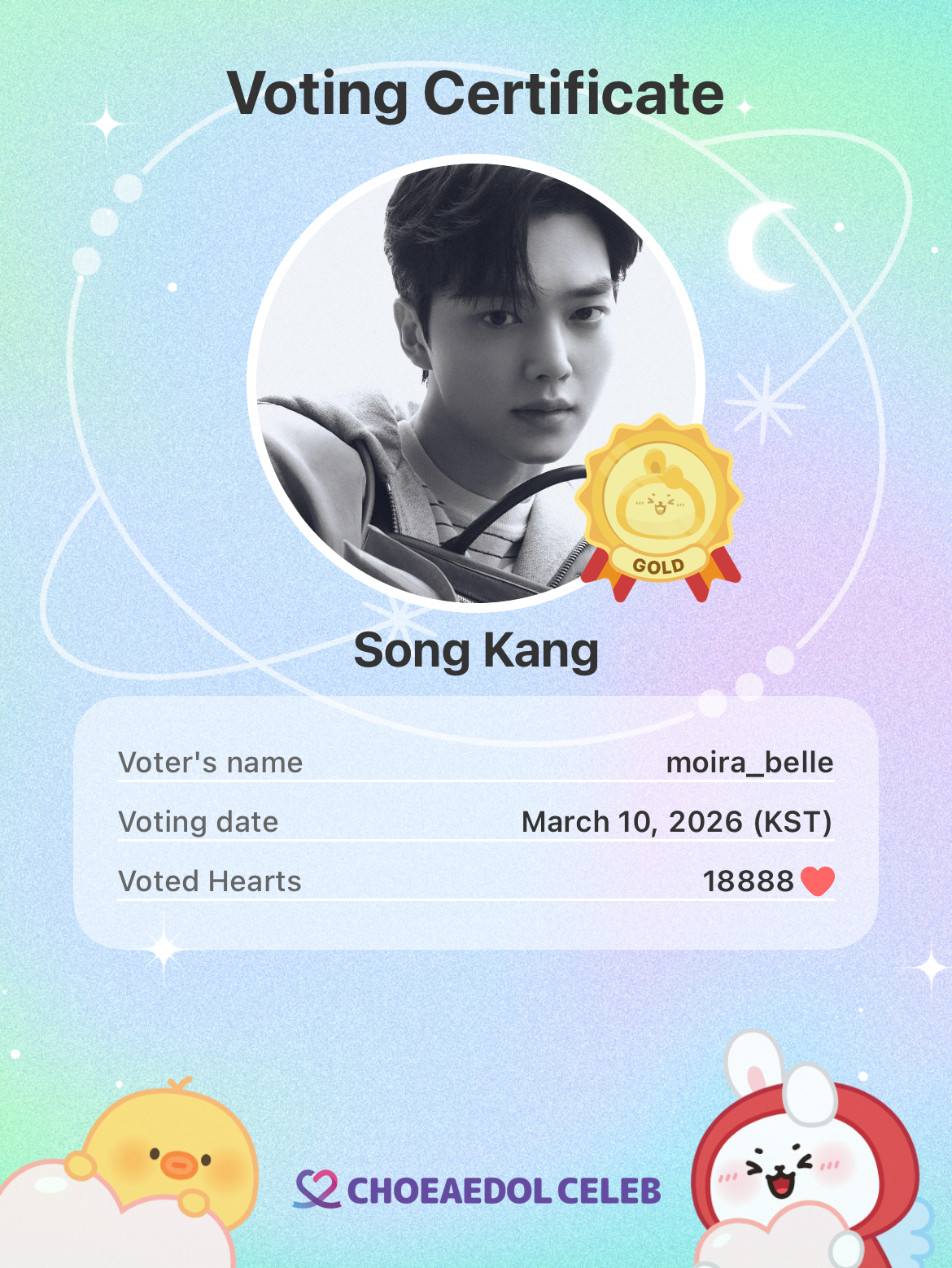 Latest photo of Song Kang