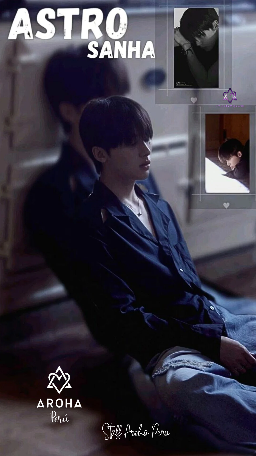 Special wallpaper made by Yoon Sanha's fans