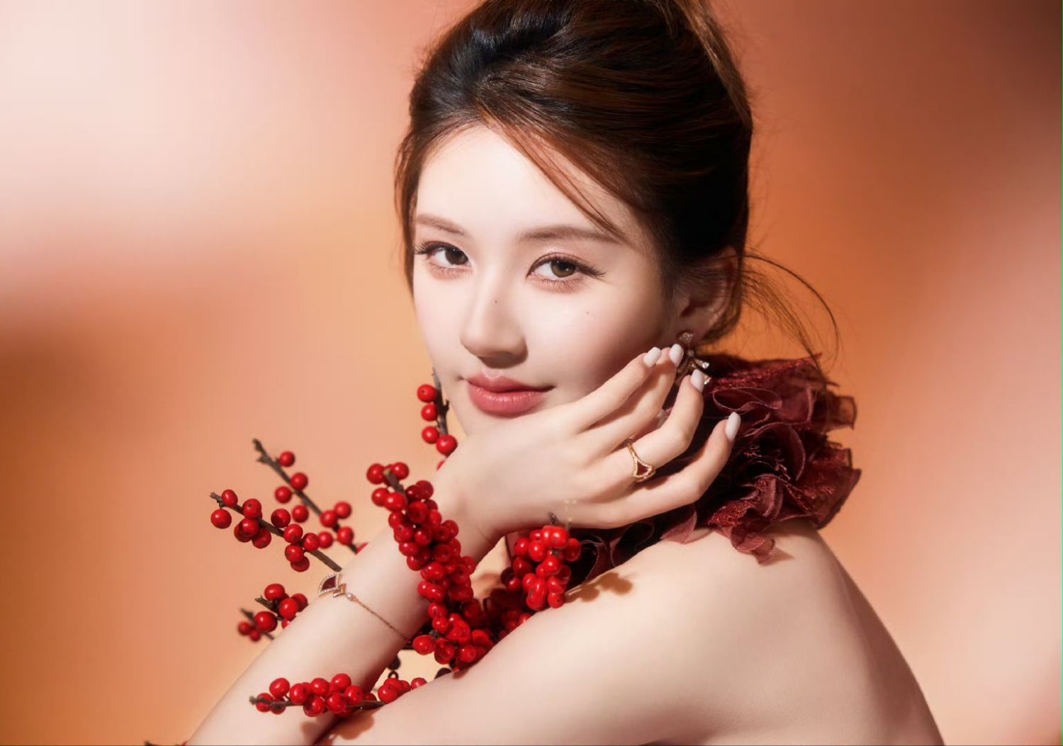 A moment captured by a fan of Zhao Lusi