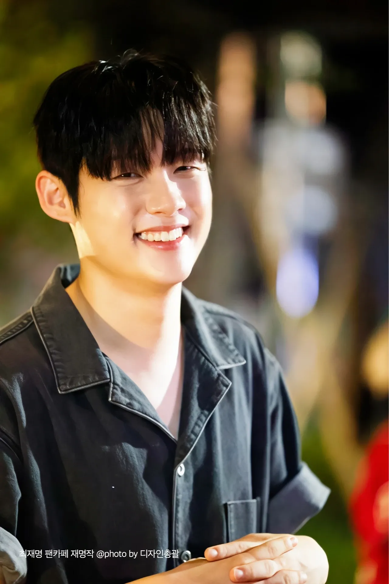 Behind-the-scenes cut of Choi Jaemyeong