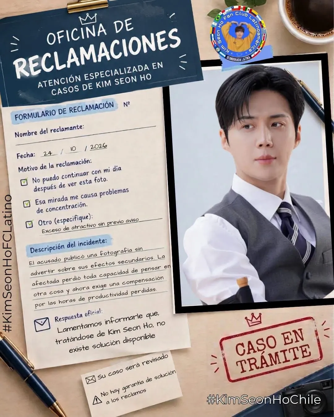 Behind-the-scenes cut of Kim Seonho