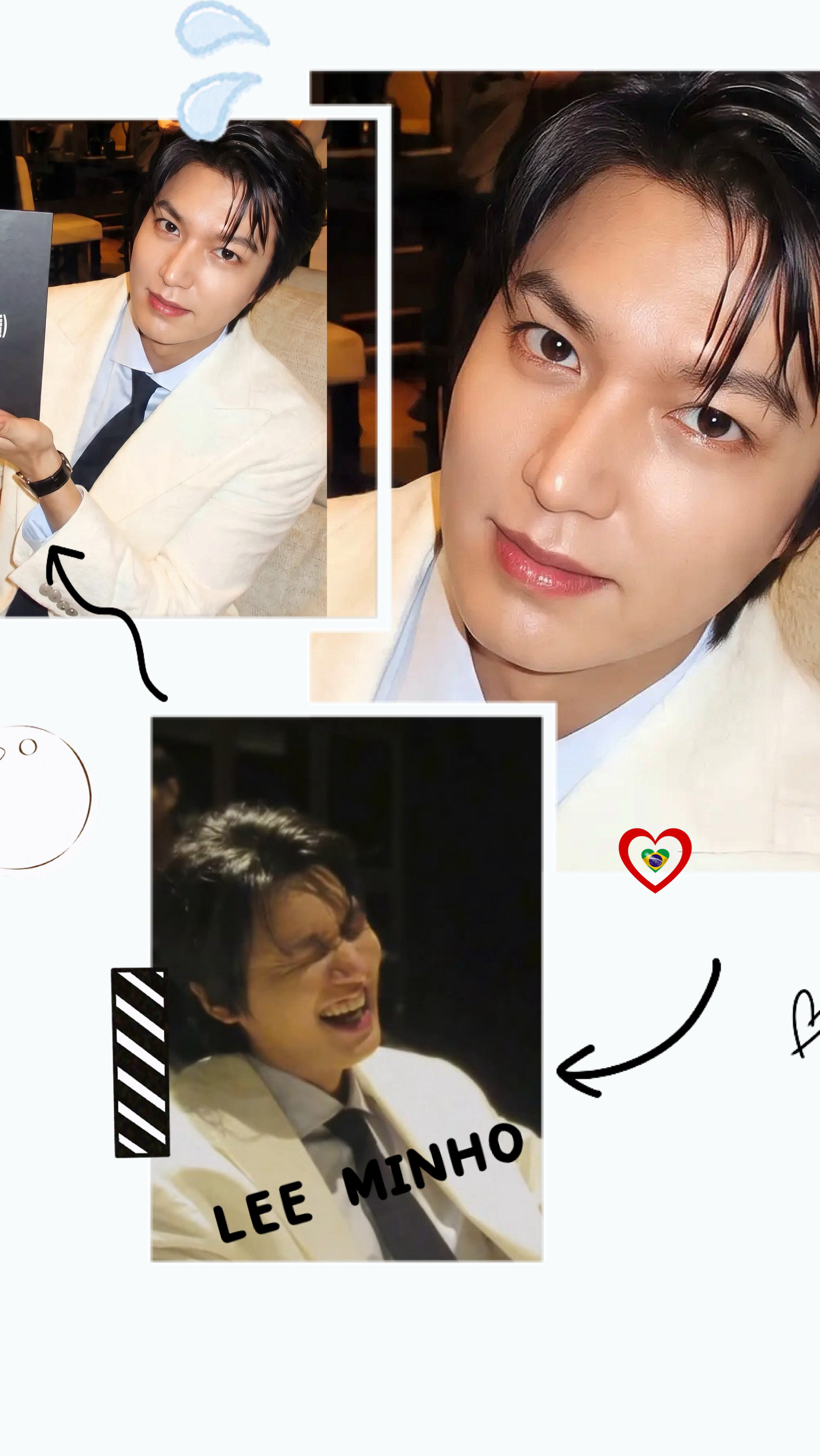 Emotional wallpaper shared by fans for Lee Minho