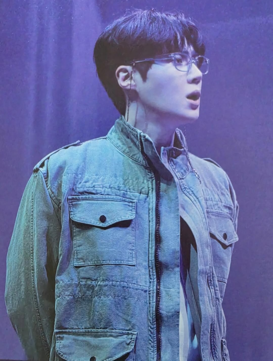 A moment captured by a fan of Kim Seonho