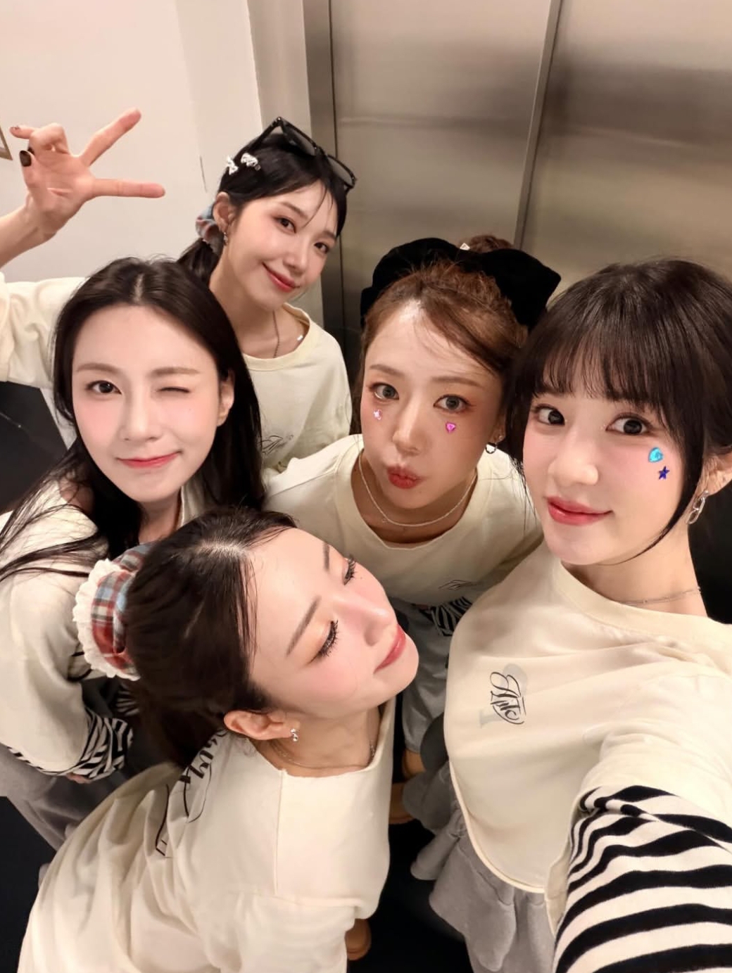 A moment captured by a fan of Jung Eunji