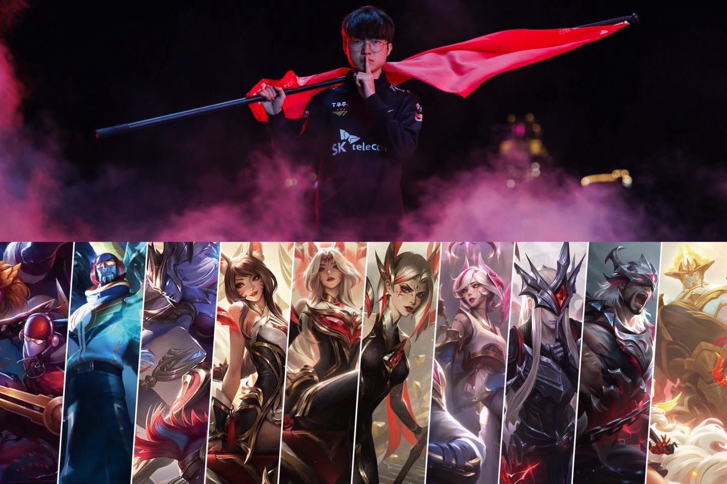 Behind-the-scenes cut of Faker