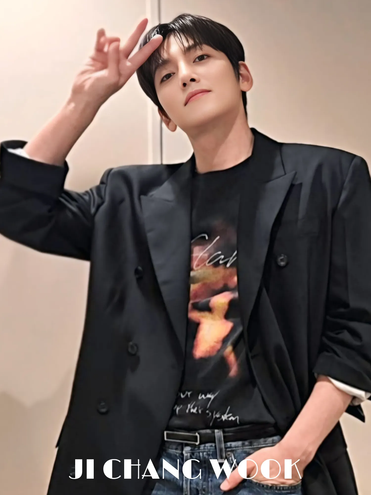 Behind-the-scenes cut of Ji Changwook