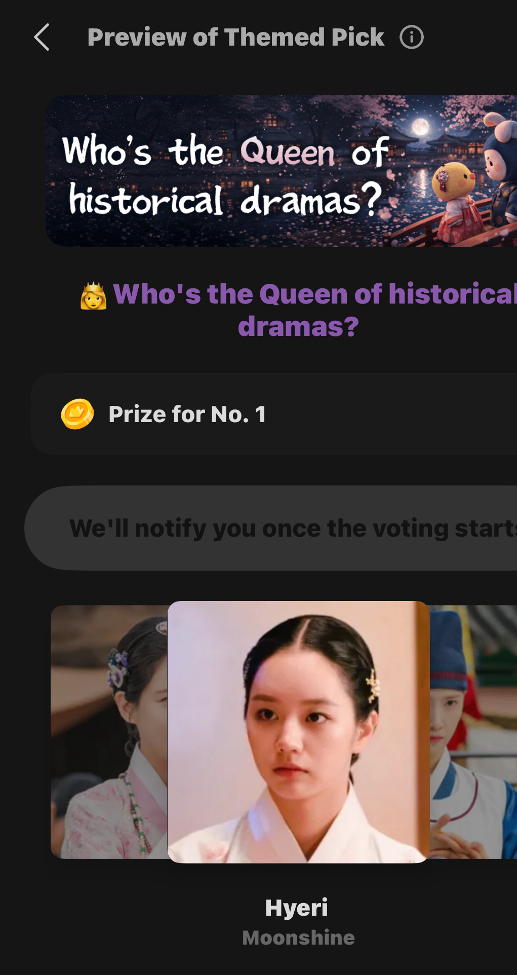 Behind-the-scenes cut of Hyeri