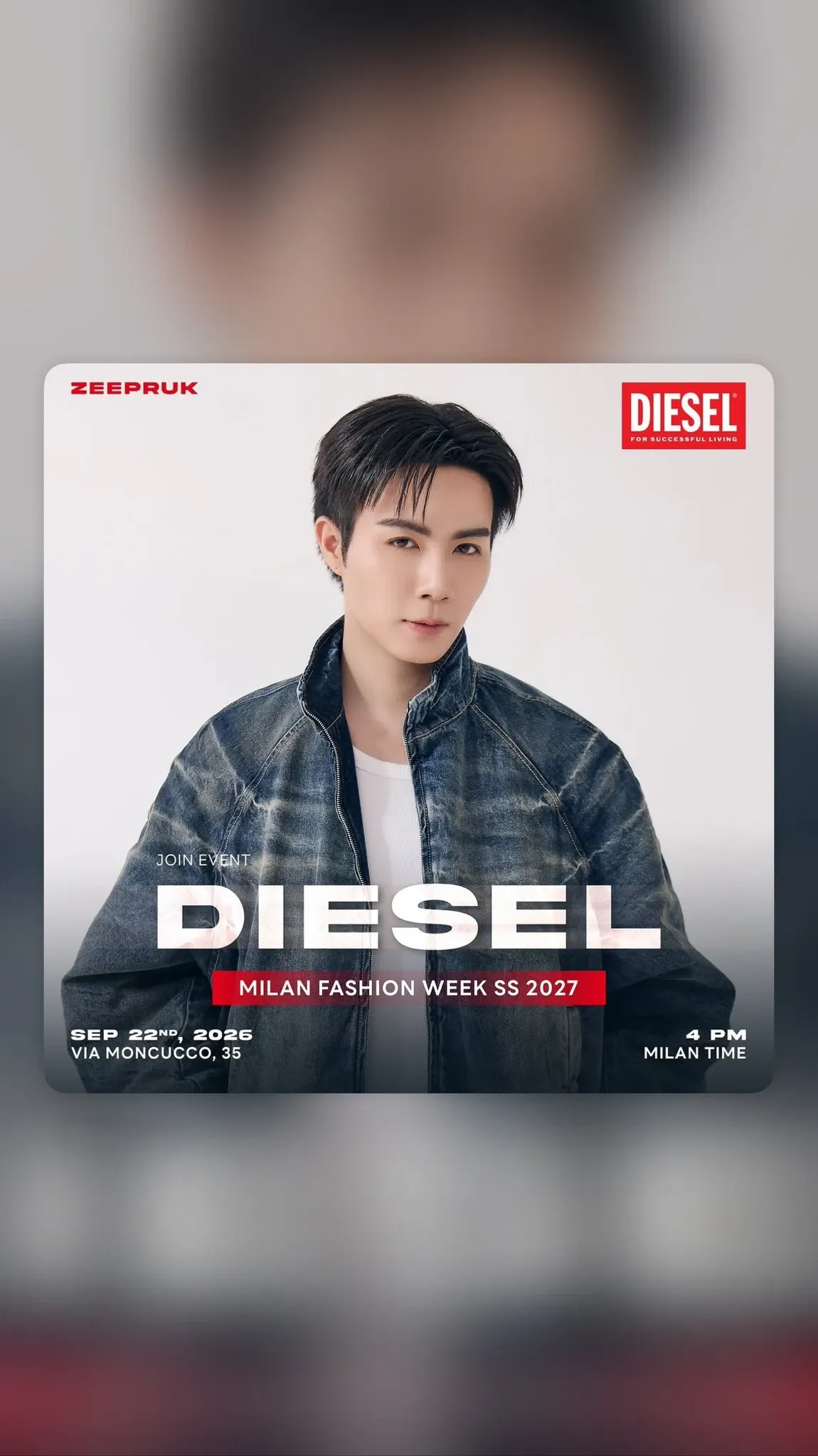 Representative background image loved by ZeePruk fandom