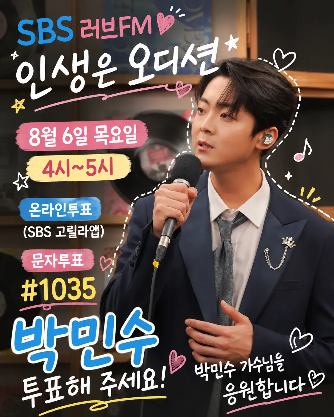 Behind-the-scenes cut of Park Minsu