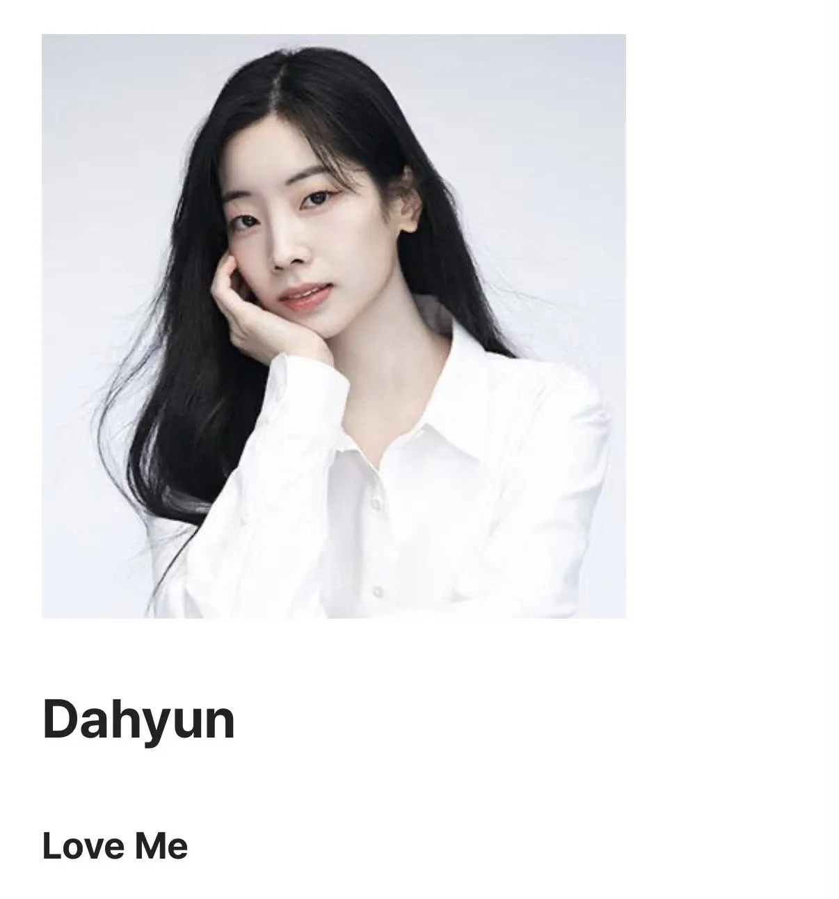 Recent activity shot of Dahyun