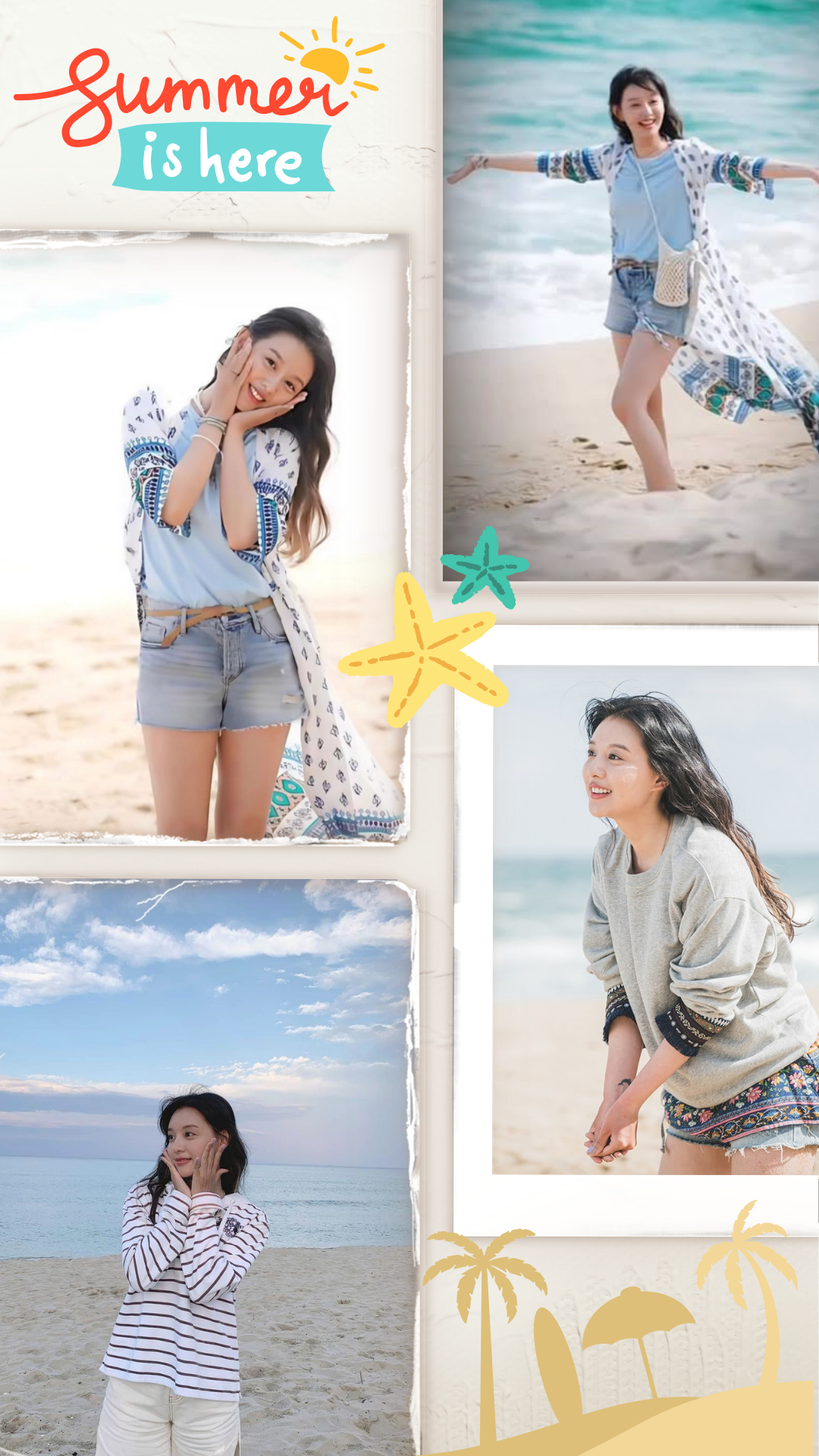 Special wallpaper made by Kim Jiwon's fans