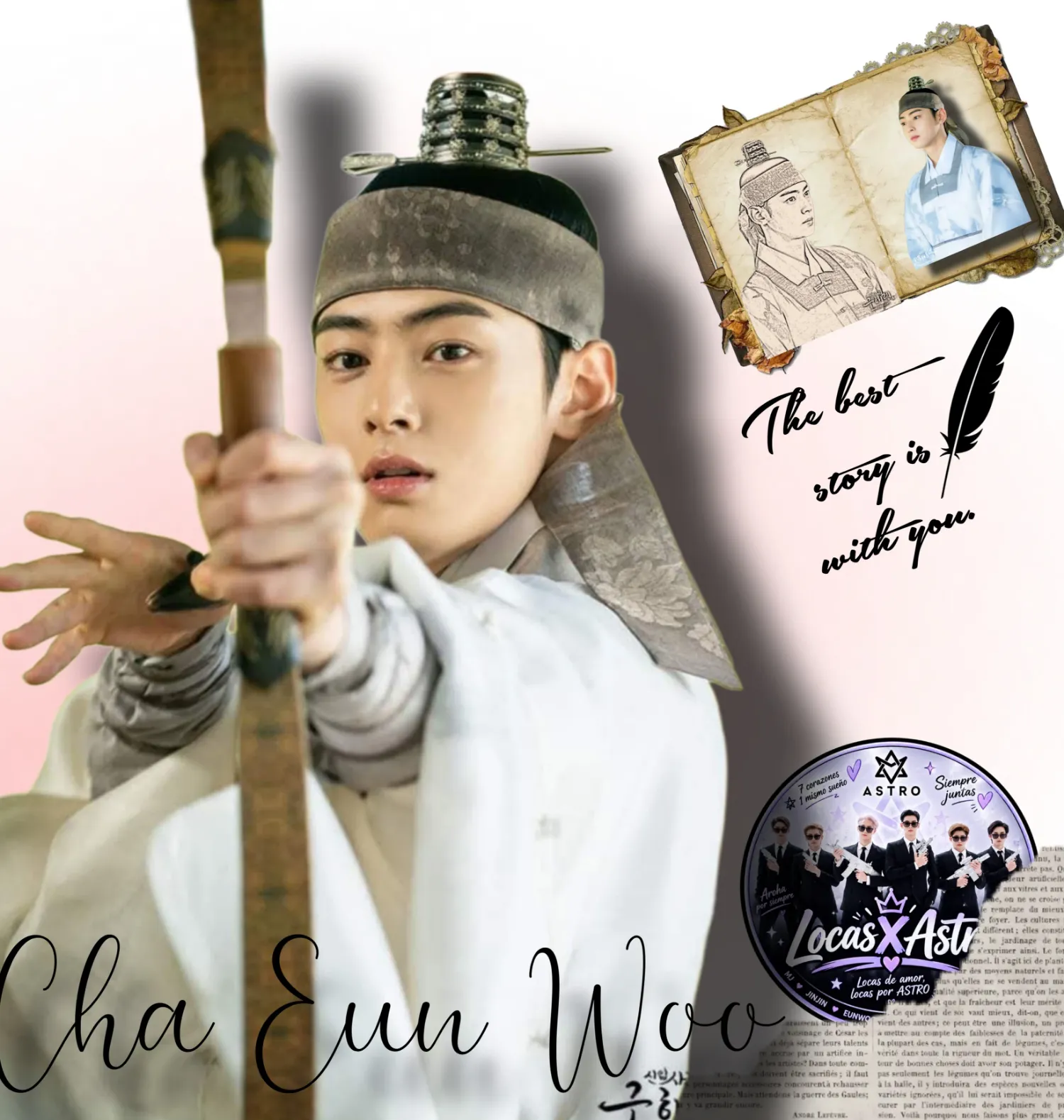 A moment captured by a fan of Cha Eunwoo