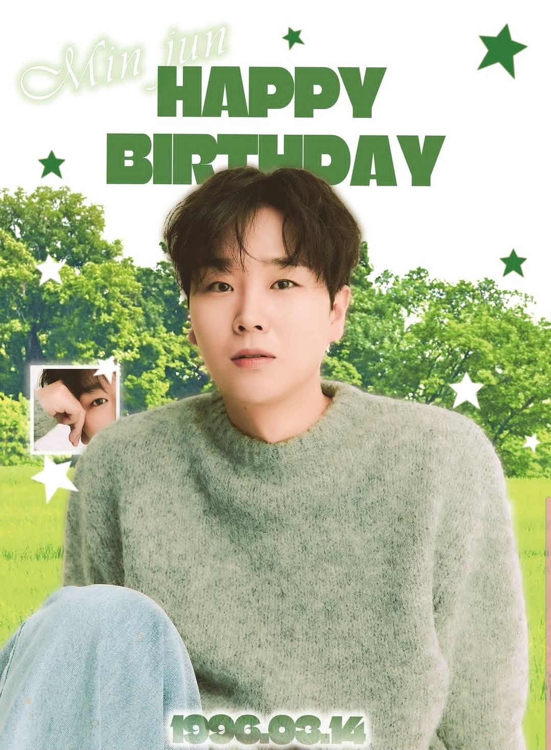 A moment captured by a fan of Song Minjun