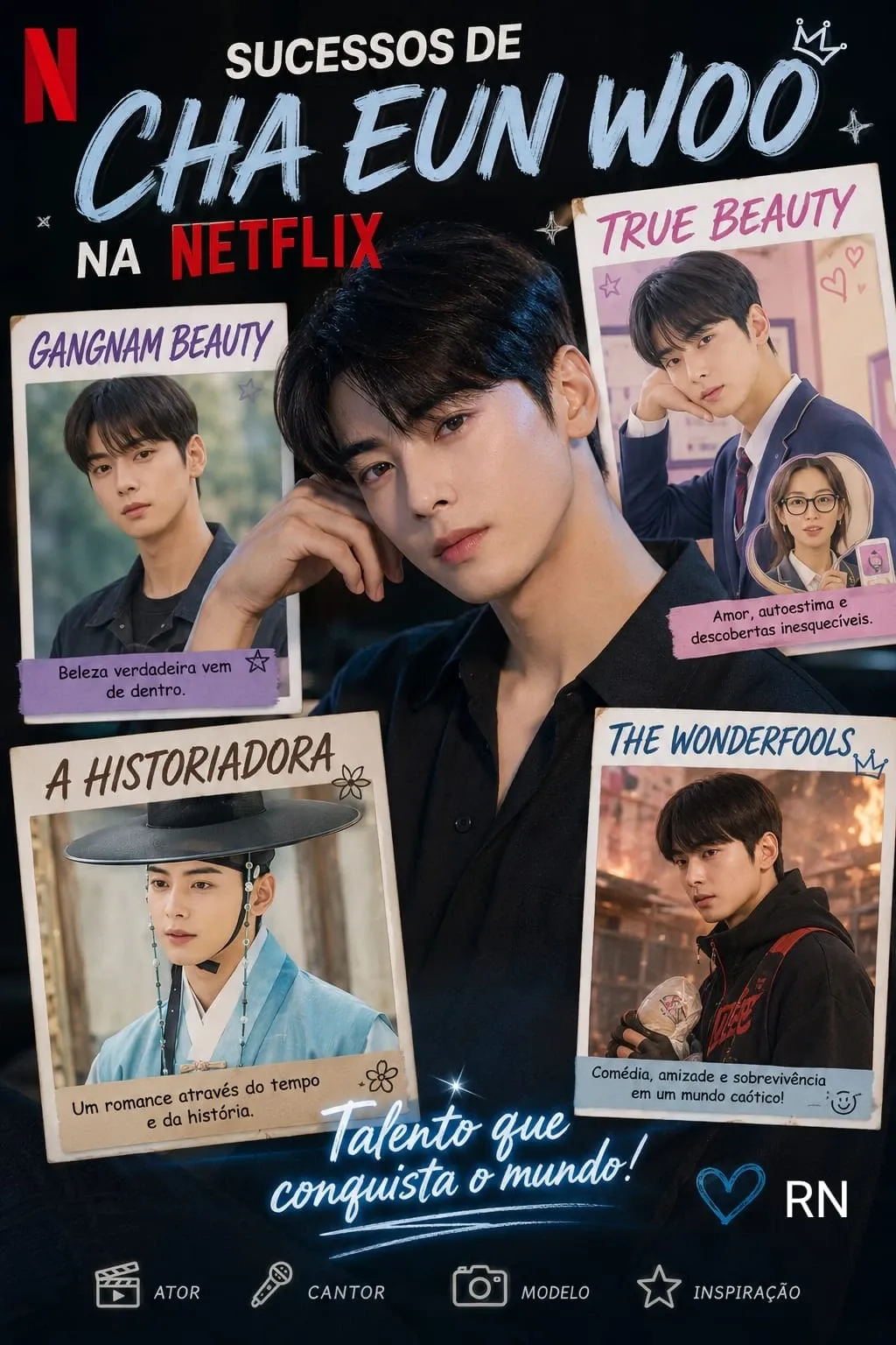 Recent activity shot of Cha Eunwoo