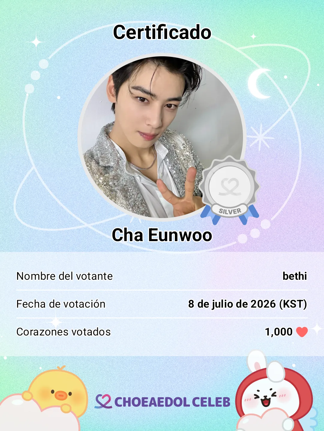 Latest photo of Cha Eunwoo