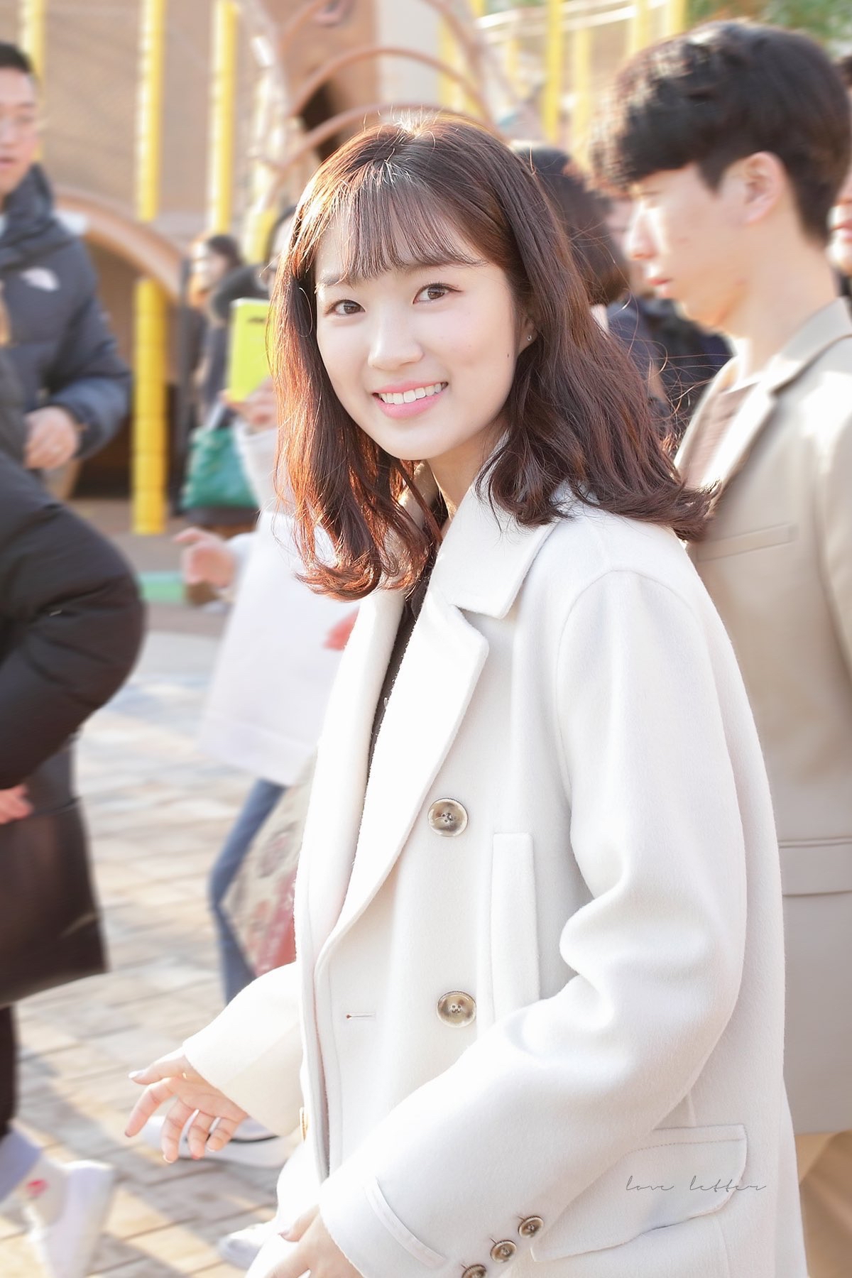 A moment captured by a fan of Kim Hyeyoon