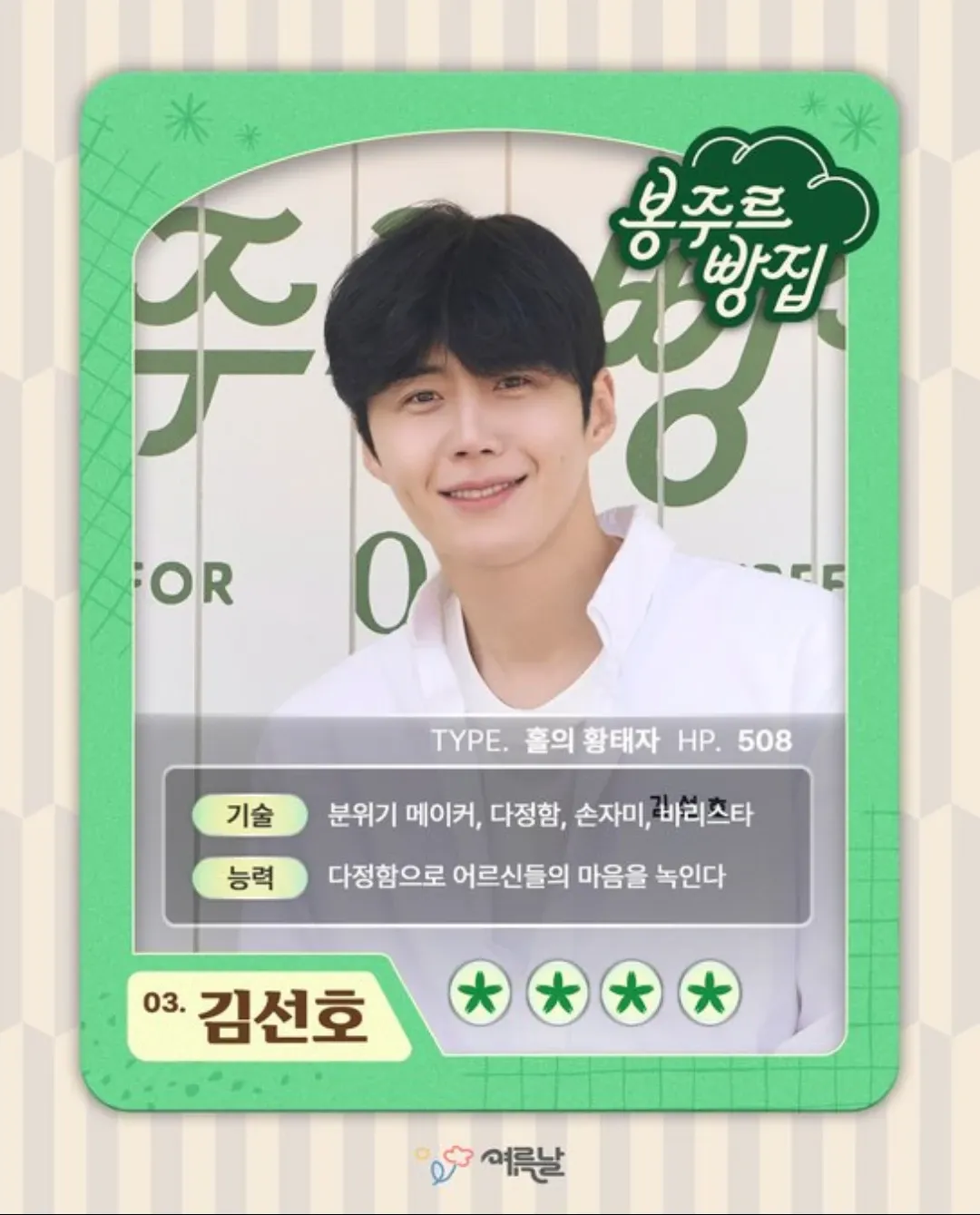 Recent activity shot of Kim Seonho