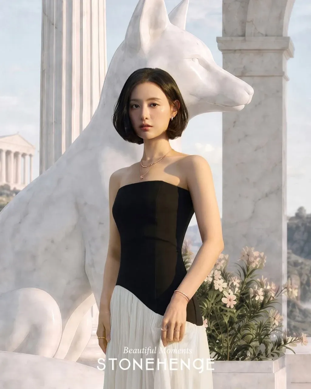 Behind-the-scenes cut of Kim Jiwon